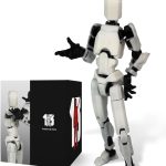 DOOZLE T13 Lucky Action Figure, 3D Printed Articulated Robot Toy, Titan 13 Dummy Figure, Flexible Posable Collectible Desk...