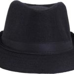 CAPITEUM Fedora Hat for Men and Women UV Protection Summer Hat Travel Use Cream Pack of 1
