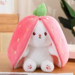 Niku Rabbit with Chain Reversible Bunny Rabbit Soft Stuffed Toys for Girls Boys Baby Kids | Cute Doll, Teddy Bear Plush An...
