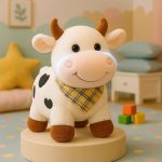 Storio Soft Plush Cow Toy for Kids | Ultra-Soft Cuddly Stuffed Animal for Babies, Toddlers & Children | Cute Hugging Toy f... - Image 2