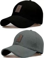 SELLORIA Brand Soft Cotton Adjustable Unisex Cap for Men and Women Freesize Baseball Caps (Pack of 2)
