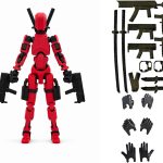 (Assembly Completed) BHOOTIA Dummy 13 Action Figure | with Weapons| Assembly Completed | 3D Printed (Red)