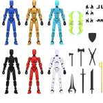 DOOZLE T13 Action Figures, Assembly Completed 3D Printed Dummy Nova Titan Lucky 13 Figures, Multi-Jointed Movable Robot To...