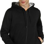 Alan Jones Clothing Men’s Solid Zipper Hooded Sweatshirt | Ribbed Hem, Lined Hood, Side Pockets, Durable Zip | Multiple Co...