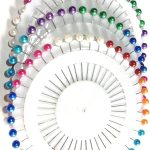 ikis Mixed Color Multipurpose Pearl Head Sewing Pins for Tailor, Dressmaking, Patchwork, Wedding, Florist, Decorating, Art...