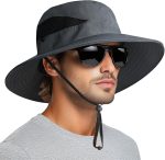 HSR Lightweight Breathable Stylish Summer Hat Cap for Men Women, UV Protection, Sun Protection Round Cap for Travel, Hikin...