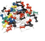 Mark 100 Pieces Decorative Multicolor Board Push Pins, Tracks & Gem Pins for Notice Boards, Display Office, Home, Office &...