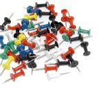 Mark 100 Pieces Decorative Multicolor Board Push Pins, Tracks & Gem Pins for Notice Boards, Display Office, Home, Office &...