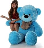 Niku 3 feet Teddy Bear Blue Colour Soft Toy for Girls Kids Baby | Best Gift for Valentines, Birthday, Anniversary