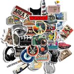35Pcs Vintage Retro Aesthetic Style Vinyl Stickers - Waterproof and Residue-Free for Laptops, Journals, Scrapbooks, Water ...