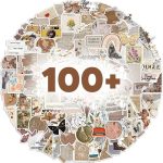 100+pcs - Mixed Vintage Stickers - Retro Stickers for Scrapbooks, Laptops, Guitars, Phones, Pads, Skateboards, Bicycles, M... - Image 2