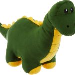 Amazon Brand - Jam & Honey Dinosaur, Cute, Plush/Soft Toy, Suitable for Boys, Girls and Kids, Super-Soft, Safe, 34 cm (Gre...