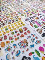 Eclet Wall Cartoon Puffy 3D PVC Cute Mix Stickers Funny for Kids On Gifts (20 Sheet), Removable, 12 x 12 x 12 cms - Image 2