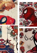 Luxury Gift Sppiderr-Men Poster Set of 4 | Unframed Wall Art Prints 9 x 12 Inch - 300 gsm | Aesthetic Superhero Posters fo... - Image 2